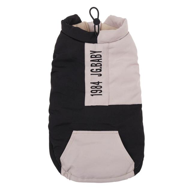 Jaqueta Acolchoada Quente e Confortável para Pets com Design de Bolso e Capuz para Cães e Gatos