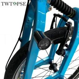 Twtopse bicicleta suporte de luz para birdy 1 2 3 novo clássico p40 dobrável cabeça rhine frente câmera lâmpada rack suporte parte - Image 1