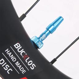 Bucklos f/v válvulas sem câmara de ar 40mm/44mm válvula presta de bicicleta de estrada liga de alumínio válvula de aro sem câmara de ar acessórios de ciclismo - Image 6