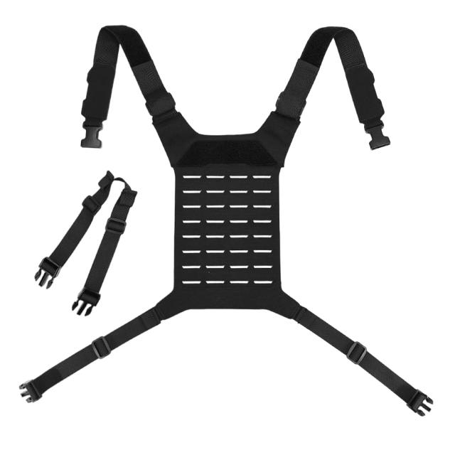 Tático d3 ss mk equipamento de peito caça airsoft molle colete cinta de equipamento de peito colete universal painel traseiro acessórios