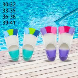 Nadeiras de natação leves para crianças, Fundo antiderrapante, Snorkeling Fins - Image 3