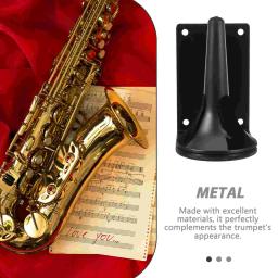 Wall-montado metal clarinete cabide, instrumento de sopro, alto saxofone Stand, flauta cabide - Image 5