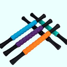 1 pçs yoga massagem vara rolo de fitness corpo massagem rolo massageador corporal para aliviar dores musculares massagem fitness varas - Image 1