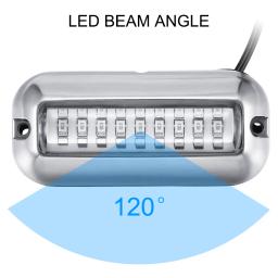 27 led de aço inoxidável luz navegação marinha 50w pontão subaquático para barco ip68 à prova dip68 água iate navio pesca noite lâmpada - Image 4