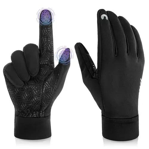 RIGWARL-Luvas de ciclismo de inverno para homens, tela sensível ao toque, luvas esportivas à prova de vento, luvas térmicas quentes - Image 1