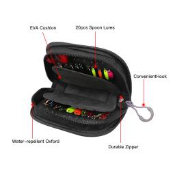 Pesca Colheres Lures Set com Storage Bag Case, Metal Iscas, Fundição Spinner, Isca de pesca ao ar livre, 16Pcs, 20Pcs - Image 6