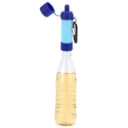 Ao ar livre purificador de filtragem água potável vida emergência portátil sobrevivência palha filtro de água pesca escalada viagem acampamento - Image 5