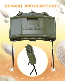 Modelo tático graymore graymore, brinquedo para jogos, controle remoto e controle sem fio, para paintball cs - Image 6