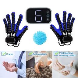 Luvas de massagem inteligentes, luvas de reabilitação robô para acidente vascular cerebral, hemiplegia, função de mão, recuperação, treinador de dedo, exercício de mão - Image 1