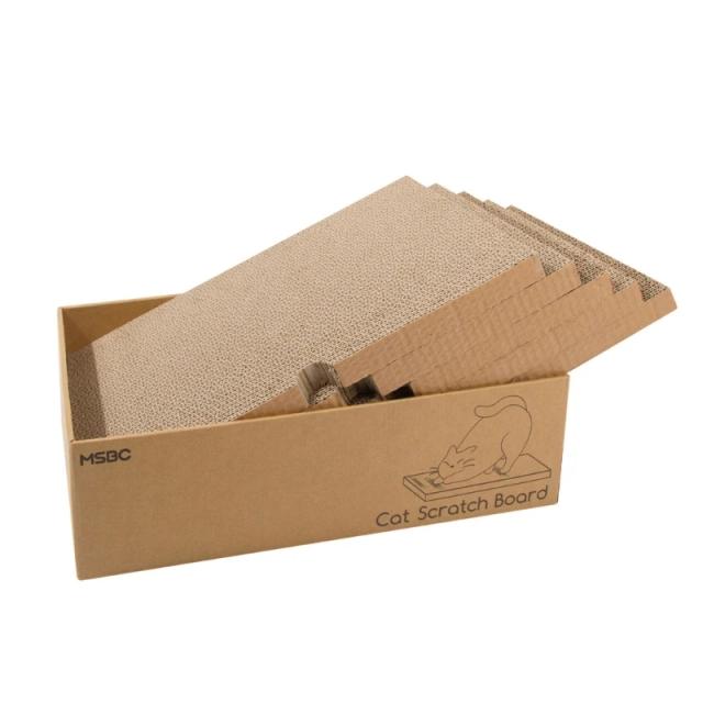 Gatinho 5 em 1: Arranhadores de Papelão Ondulado para Tornar o Cuidado das Garras mais Divertido