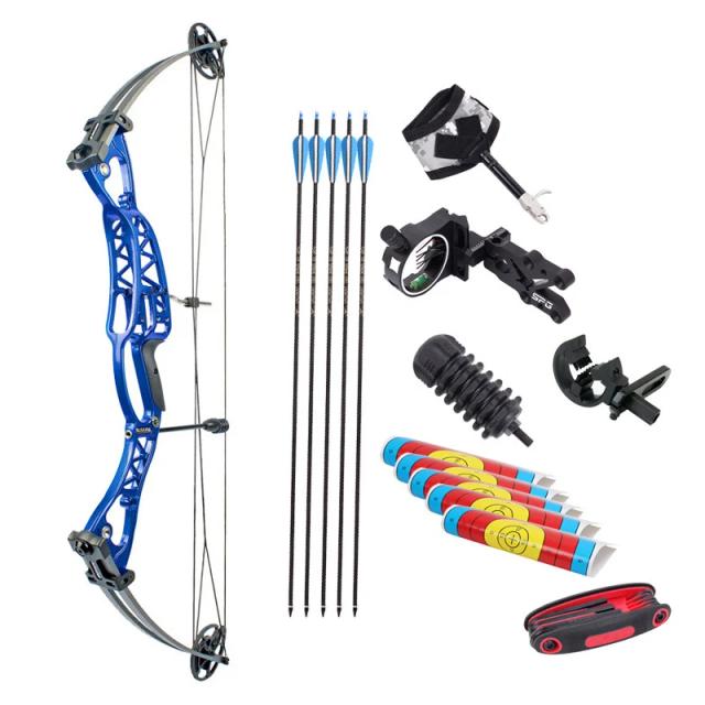 Arco e Flecha Junxing M106: Conjunto de Alta Performance com Polia Composta de 40-60 lbs para Caça e Tiro ao Ar Livre