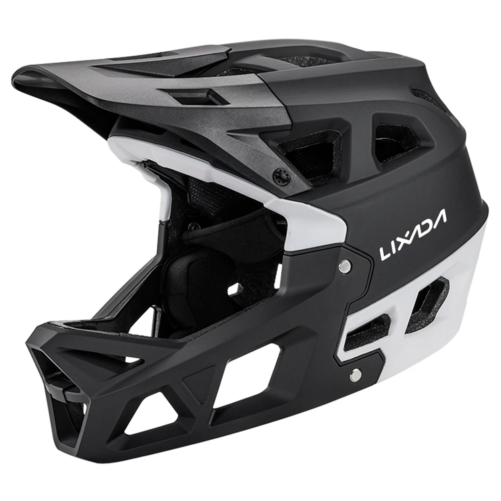 Capacete Full Face Mountain Bike com Viseira, Corrida de Adultos, Capacete MTB Downhill, Homens e Mulheres, Mais de 31 Vent - Image 1