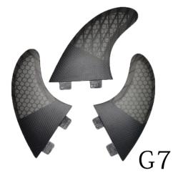 BiLong FCS Fins Tri Fin A Set, Baratas de prancha, Quillas tamanho G7, Fibra de Vidro Surf Fin, Núcleo de Desempenho com Carbono M Tamanho Wakeboard - Image 6