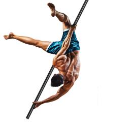 Silicone Flying Pole para Fitness Training, Dança Hanging Rod, Gire 360 Degrees Suspension, Ferramentas de exercício, Novo, 45mm de diâmetro - Image 3