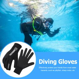 3mm/5mm neoprene luvas de mergulho para homens mulheres inverno surf snorkeling canoa luvas para homens - Image 3