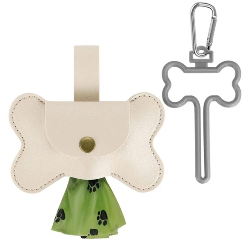 Dispensador de saco de lixo para animais de estimação 67JB com gancho para coleira suporte para saco de lixo de acampamento para - Image 1