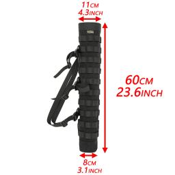 Aljava de flecha de tiro com arco multifuncional saco de seta 1050d à prova dwaterproof água-nylon diferentes maneiras transportar diy para arco caça tiro esporte - Image 4