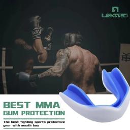Profissional EVA Sports Mouth Guard, Boxe Guarda Dentes, Adequado para Combate, Basquete, Futebol, Treinamento Muay Thai, 1 Pc - Image 5