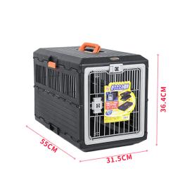 Caixa de ar dobrável pet cães gatos dobrável caixa de ar bin de ar gaiola de gato removível material de cão grande espaço pet travel carrier suprimentos para animais de estimação - Image 6