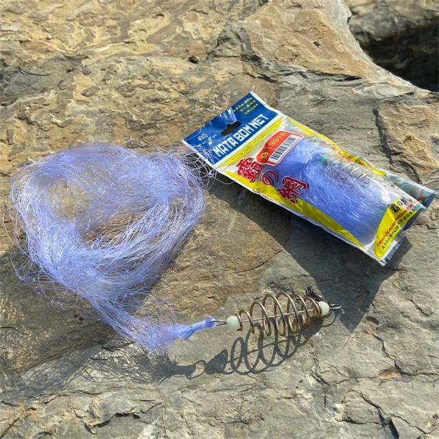 Rede de Pesca Pegajosa com Armadilha Flutuante - Conjunto de 3 Peças em Vários Tamanhos para Hobbies ao Ar Livre e Atração de Iscas