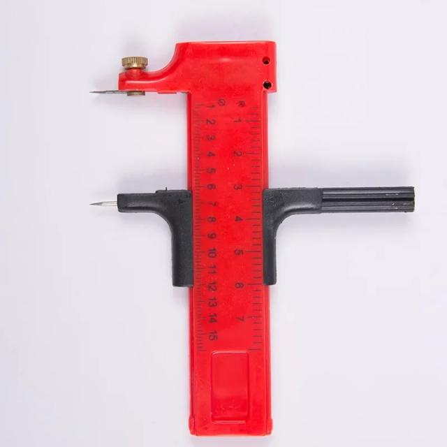 Cortador Circular Ajustável para Tecido e Artesanato - Bússola para Scrapbook e Projetos DIY, 1 Unidade