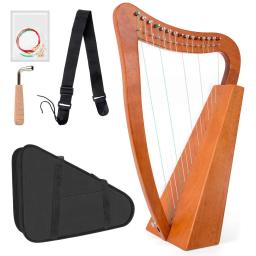 Portátil Sólida De Madeira Lira Piano, Harpa Musical, Instrumento de Cordas, Alta Qualidade, 23 e 19 Cordas - Image 1