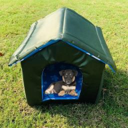 Casa para animais de estimação ao ar livre à prova d'água Durável Lona à prova de intempéries Casa para animais de estimação Quatro estações Abrigo para cachorros ao ar livre interno Canil Ninho para animais de estimaç - Image 3