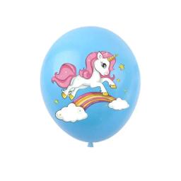 1 conjunto de balões de festa de unicórnio, decoração de festa temática de unicórnio para aniversário, chá de bebê, menina, menino, suprimentos de balão - Image 5