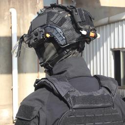 Conjunto de capacete rápido tático, com óculos antiembaçantes removíveis Suporte multifuncional para NVG Óculos de Airsoft Lanterna, para Paintball - Image 5