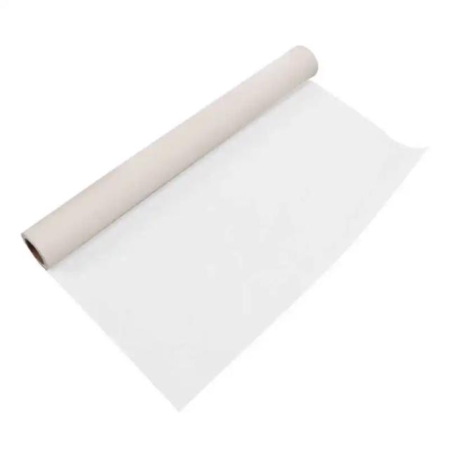 Rolo de Papel Vegetal Branco Transparente de Alta Transparência para Costura - 18in (44cm) com Excelente Absorção de Tinta