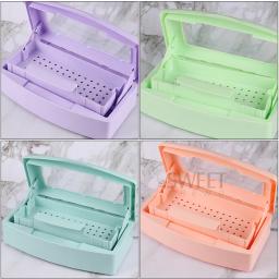 Caixa esterilizador prego rosa, ferramenta de manicure, pinça, esterilizador instrumento, bandeja, equipamento salão mais limpo, sag08 - Image 6