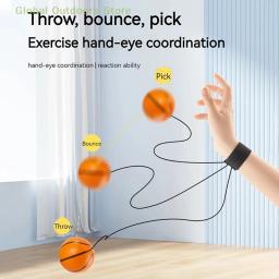 Return Sponge Rubber Hand Ball, Exercícios de Jogo, Saltando, Elástico, Esporte, Treinamento de Força, Crianças, Crianças, Brinquedo ao ar livre - Image 2