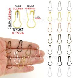 Pinos metálicos para tricotar, alfinetes, ferramentas de costura, acessórios em crochet, 9x21mm, 100 unid - Image 2