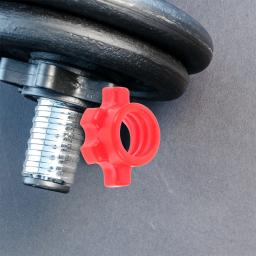 Braçadeiras de barra, 4 unidades, acessórios de barra de haltere, equipamento de ginástica em casa, seguro, estável, levantamento de peso, coleiras de parafuso, fitness - Image 4