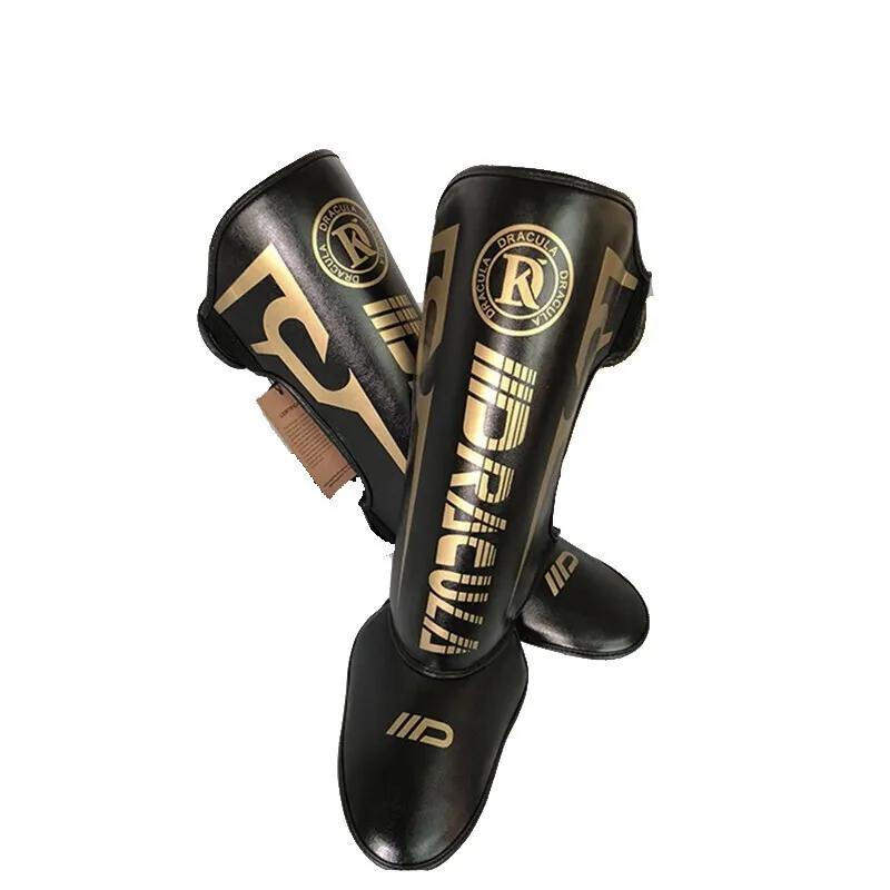 Canela de boxe profissional com proteção do pé, forro de látex espessado, Sanda Fight, MMA Boxing engrenagem protetora - Image 1
