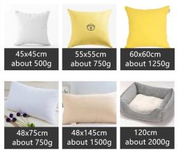 200g / 500gcheio de algodão DIY poliéster material de enchimento para almofadas de roupa, colchas, artesanato, brinquedos de pelúcia, travesseiros, levantados - Image 4
