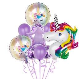 Disney Unicorn Balão Combinação Para Aniversário Infantil, Decoração De Festa, Arranjo De Casamento - Image 1