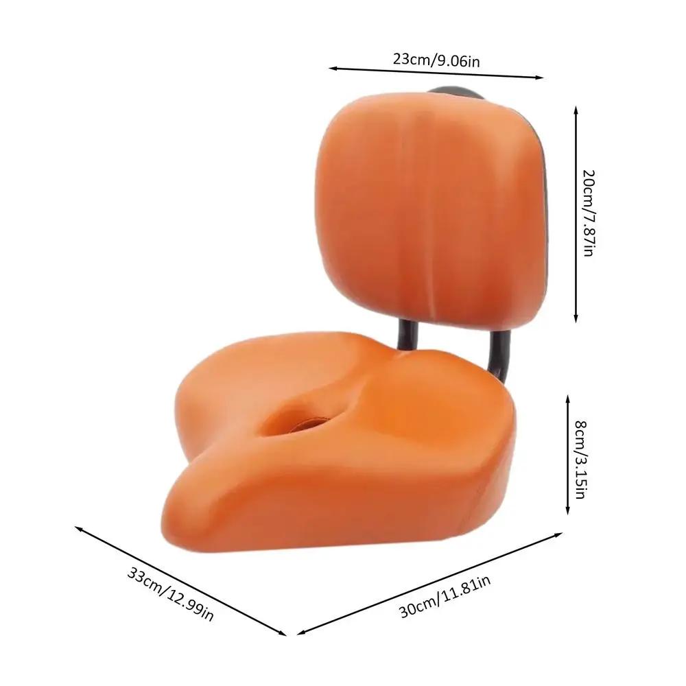 Assento de bicicleta extra largo com encosto, Ebike Passenger Seat, Amortecedor, Espuma De Memória, Mountain Bike - Image 1