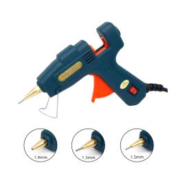 Pistola de cola mínima personalizada de 7 mm 1,3 mm, bico de cobre puro substituível usando bastão de cola de 7 mm, bico vendido separadamente FERRAMENTA DIY - Image 1