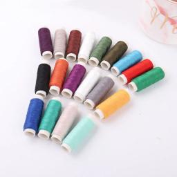 Conjunto de linha para costura doméstica, costura à mão, carretel pequeno, fio de agulha artesanal, acessórios para ferramentas DIY, TMZ, 39 cores - Image 5
