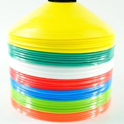 Soccer Saucer Cones Discos Marcadores, Treino Futebol, Acessórios Desportivos, Entretenimento, 19cm, 10Pcs - Image 5