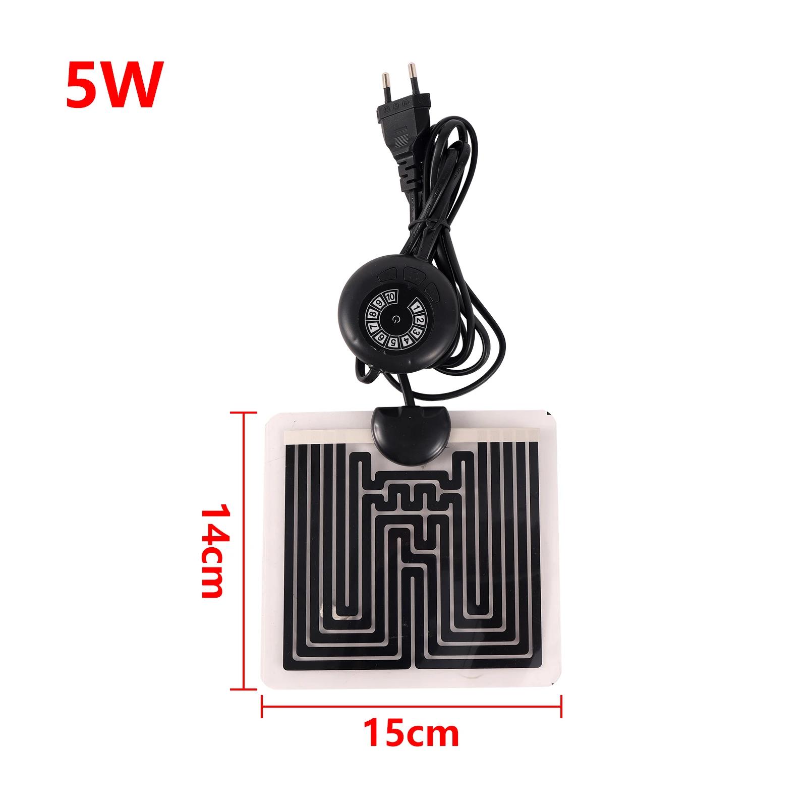 Tapete térmico ajustável para répteis, controlador de temperatura, almofadas quentes, fornecimentos para animais, 5-45W - Image 1
