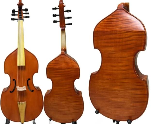 Profissão Maestro Whole Back Violão Barroco de 6 Cordas com 23" - Da Gamba #15817