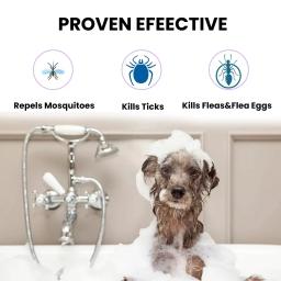 Pet Bath Shower Limpeza Comprimidos efervescentes, adequados para cães e gatos, remove odores e redefine, suavizar o cabelo - Image 3