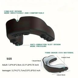 Profissional EVA Sports Mouth Guard, Boxe Guarda Dentes, Adequado para Combate, Basquete, Futebol, Treinamento Muay Thai, 1 Pc - Image 6