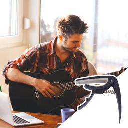 Ajustável Guitar Capo Clip Clamp, Multipurpose Guitar Capo, Banjo Acessórios - Image 2