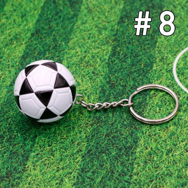 Mini futebol imitação couro chaveiro para menino, lembrança de fãs europeus, telefone pingente, chaveiro, presente requintado, brinquedos do miúdo, moda, 2022 - Image 1