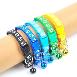 Coleira colorida para cães e gatos, padrão pequeno com sino, gravatas borboleta ajustáveis, faixa diy, suprimentos para animais de estimação, acessórios para cachorros - Image 6