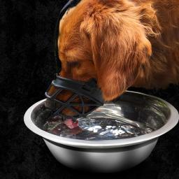 Cão ajustável focinho macio silicone respirável forte cesta pequeno médio grande x-grandes cães boca focinhos leve e durável - Image 3