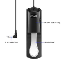 Movall-Sustain Pedal para Pianos e Teclados, MSP-01, Pedal Universal - Image 4